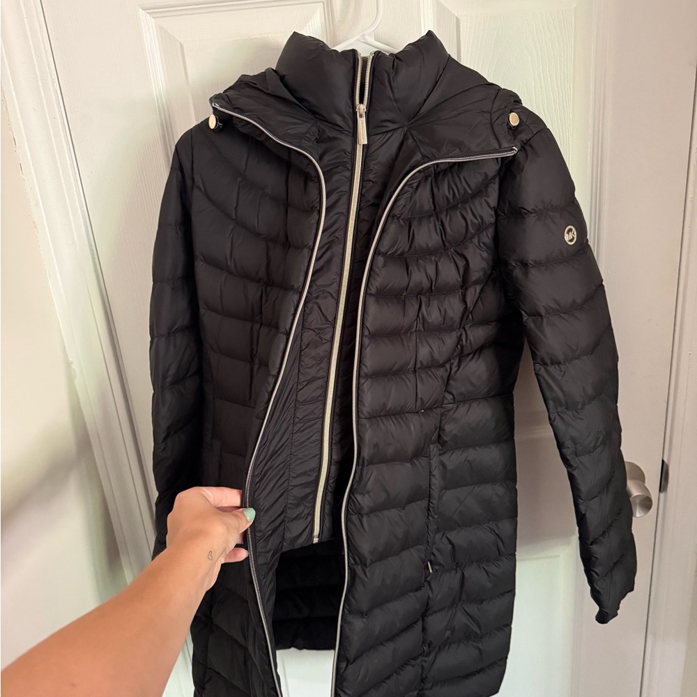 Michael Kors Black Packable Down Jacket